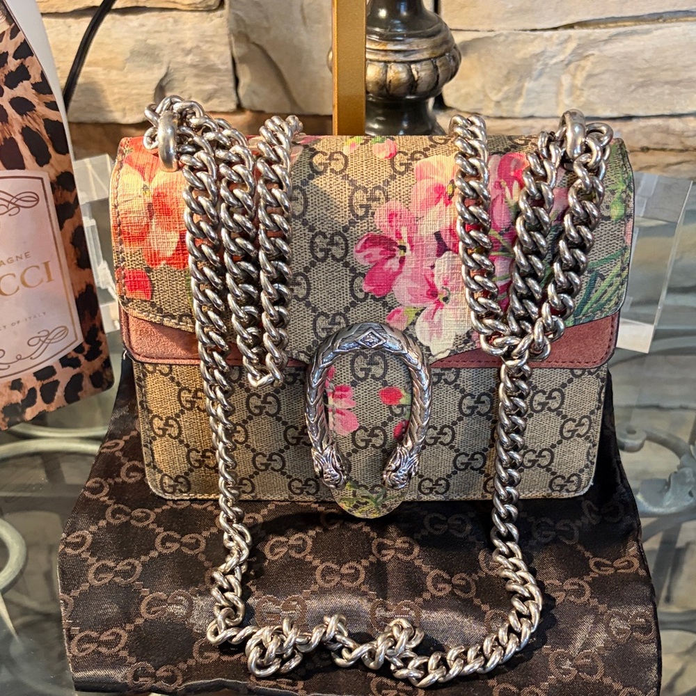 Gucci Dionysus Gg Blooms Bag
